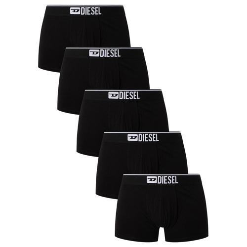 Diesel Lot De 5 Boxers Damien, Noir