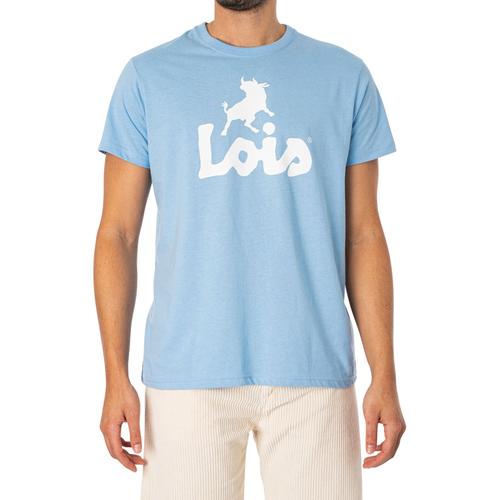 Lois Jeans Logo T-Shirt Classique, Bleu