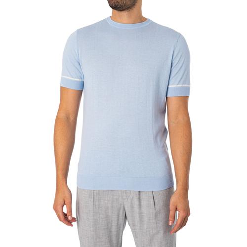 Antony Morato T-Shirt Tricoté Malibu, Bleu