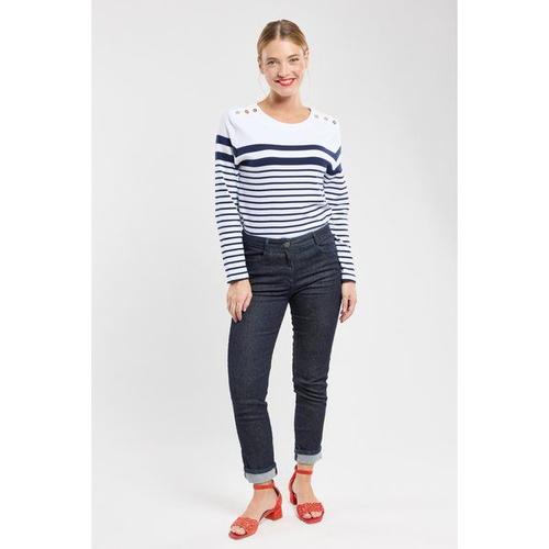 Jean 7/8 Coupe Slim - Coton Femme Jean S - 38