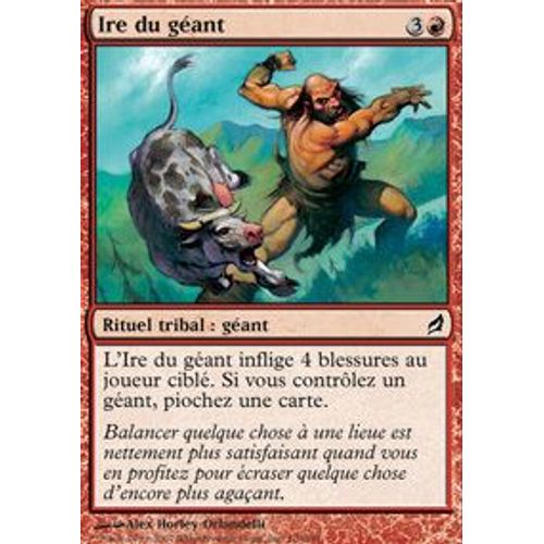 Ire Du Géant  - Magic Mtg - Lorwyn 170 - C