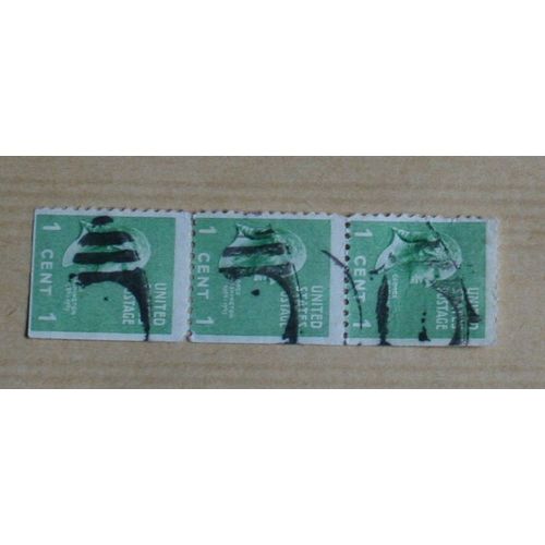 3 Timbres  Oblitérés U.S.A., États-Unis (Usa) :  Washington