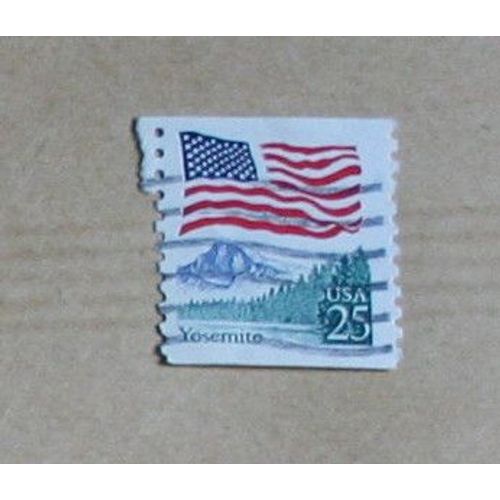 Timbre  Oblitéré U.S.A., États-Unis (Usa) , Bannière
