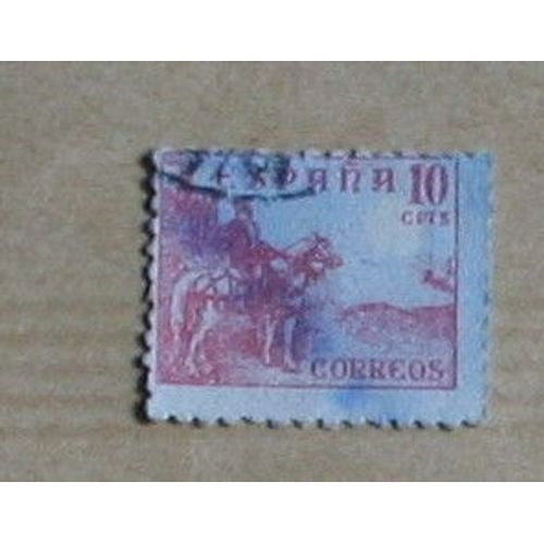 Timbre  Oblitéré Espagne