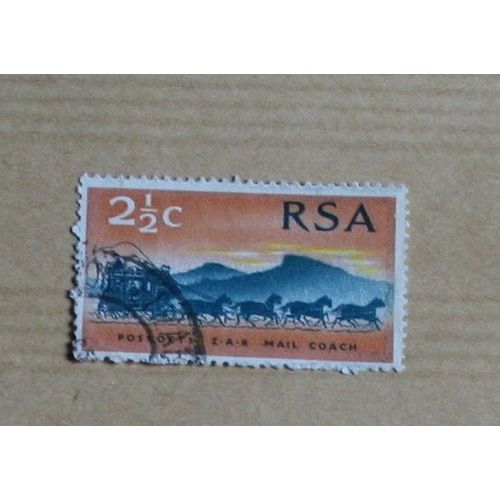 Timbre  Oblitéré Rsa, Afrique Du Sud