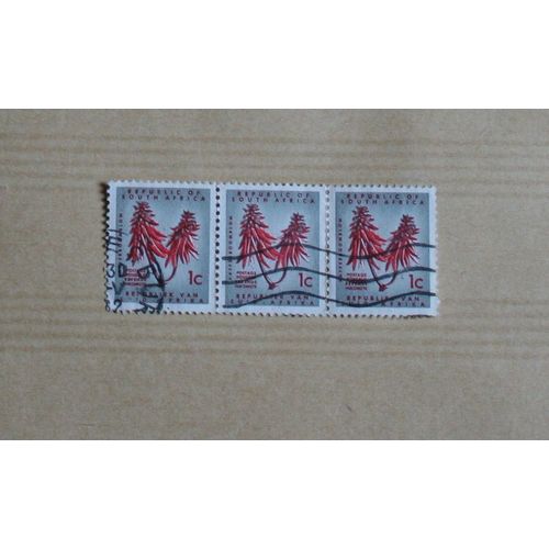 3 Timbres  Oblitérés Rsa, Afrique Du Sud