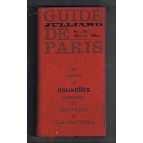 Guide Julliard De Paris 1965