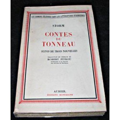 Contes Du Tonneau, Suivis De Trois Nouvelles