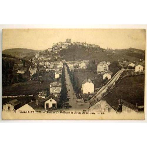 Carte Postale Ancienne Cantal Saint Flour Vue Generale