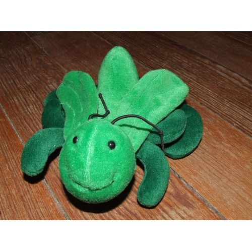 Doudou Peluche Insecte Sauterelle Criquet Vert Gipsy  25 Cms
