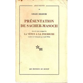 Présentation De Sacher-Masoch