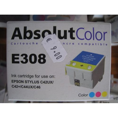 Cartouche Encre Couleur Epson - Pour Imprimante Epson Stylus C42UX/C42+/C44UX/C46