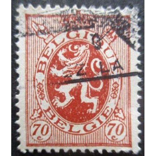 Belgique N°287 Armoirie Oblitéré