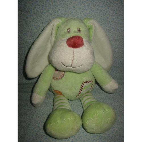 Lapin Chien Kiabi Vert 30 Cm