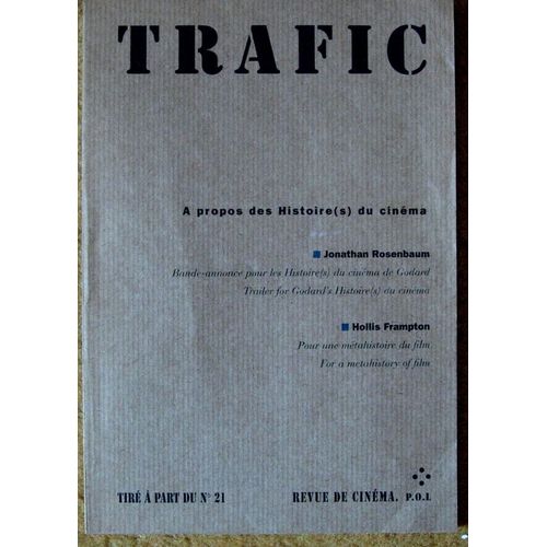 Trafic N° 21 Printemps 1997
