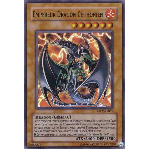 Empereur Dragon Chthonien - Ultra Rare - Taev-Fr019