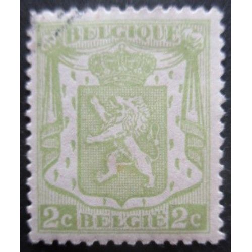 Belgique N°418a Armoirie Oblitéré