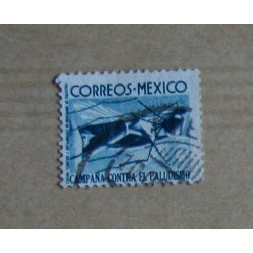 Timbre  Oblitéré Mexique, Paludisme