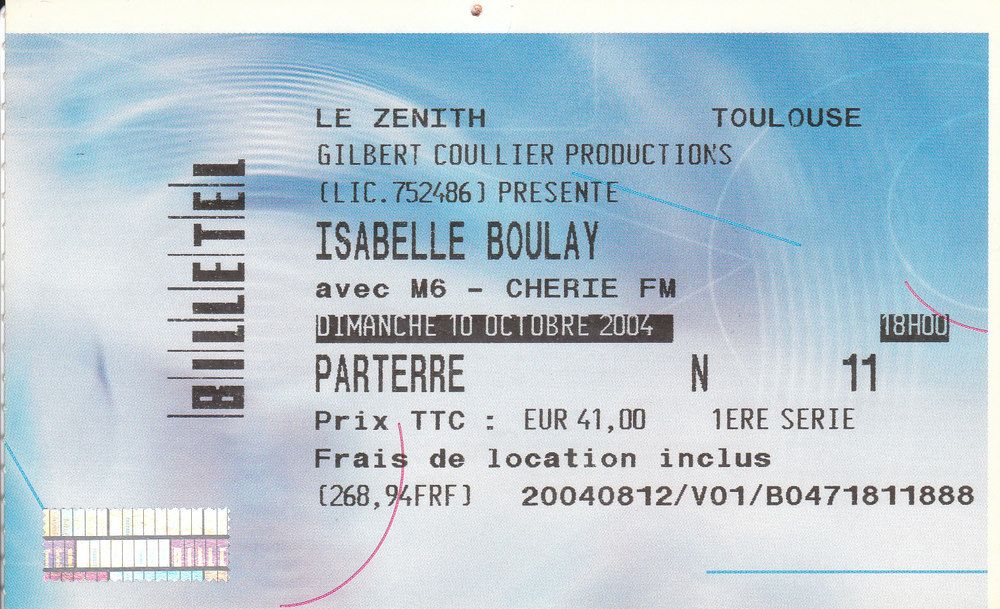 Billet Concert d’occasion | Plus que 2 à -70%