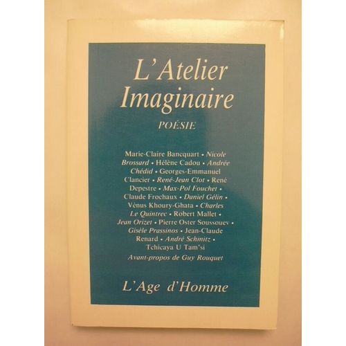 L'atelier Imaginaire. Poésie