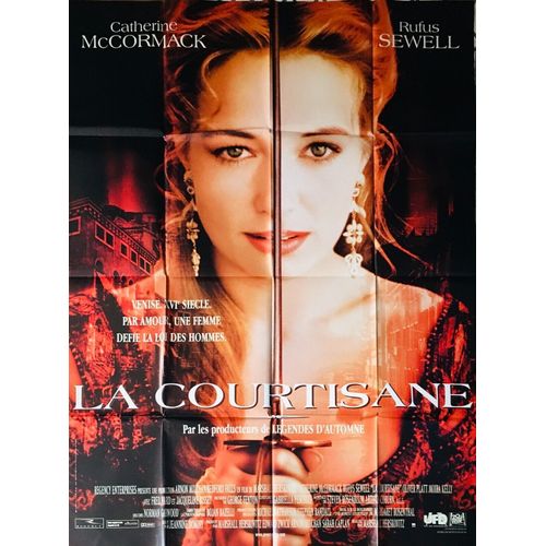 La Courtisane / Dangerous Beauty - Affiche Originale De Cinéma - Format 120x160 Cm - Un Film De Marshall Herskovitz Avec Catherine Mccormack, Rufus Sewell, Oliver Platt, Fred Ward, Moira Kelly - 1997
