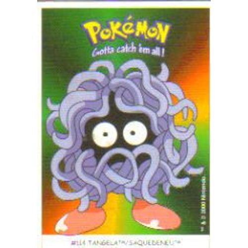 Pokemon #114 Saquedeneu Stickers