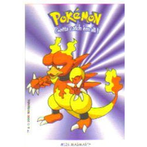 Pokemon #126 Magmar Stickers