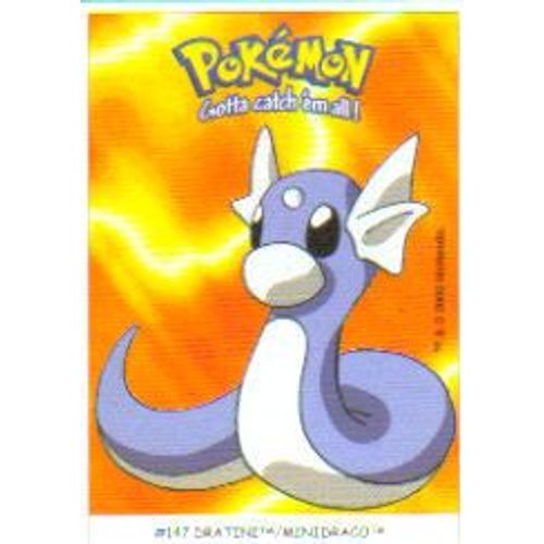 Pokemon #147 Minidraco Stickers
