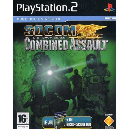 Socom Combined Assault + Casque Ps2