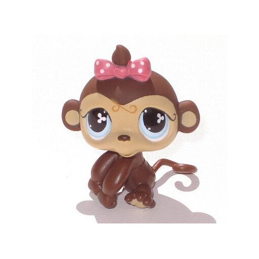 Figurine PETSHOP - Singe N°1450 - Vintage Et Collector - Occasion