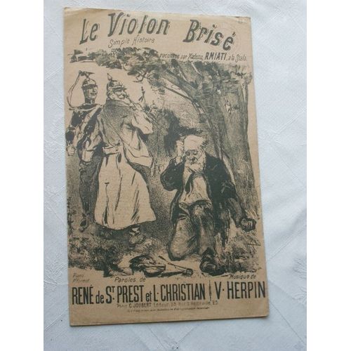 Le Violon Brisé Simple Histoire Racontée Par Madame Amiati À La Scala