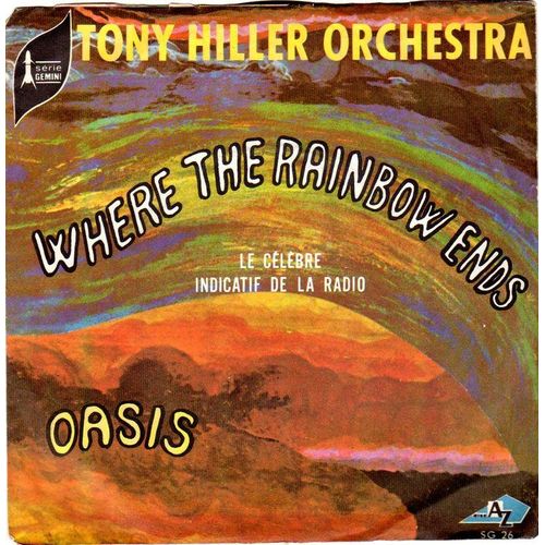 Where The Rainbow Ends - Pochette Fond Multicolore