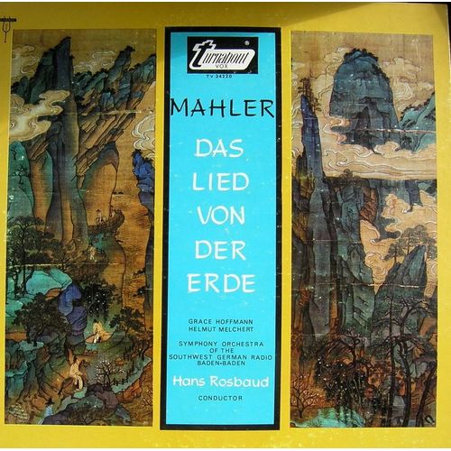 Le Chant De La Terre.Das Lied Von Der Erde.Rosbaud.Hoffmann.Melchert.