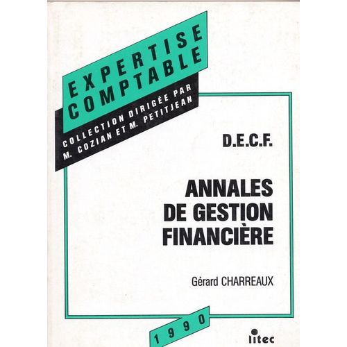Annales De Gestion Financière - Decf