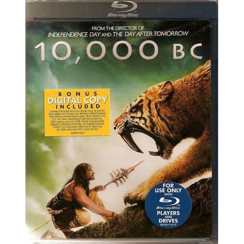 10,000 B C - Blu-Ray Warner Régions A, B & C + Ps3 - Import Usa