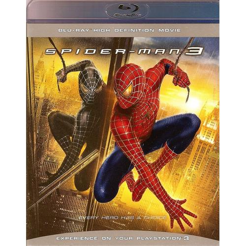 Spider-Man 3 - Blu-Ray V.O. Américaine - Région A - Import U.S.A.