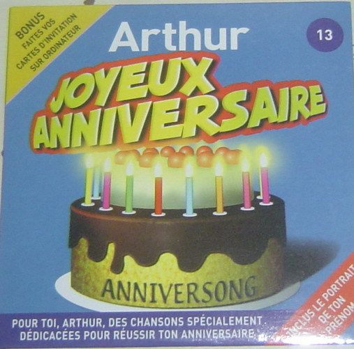 Joyeux Anniversaire Arthur A Prix Bas Neuf Et Occasion Rakuten