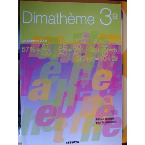 Dimathème 3eme