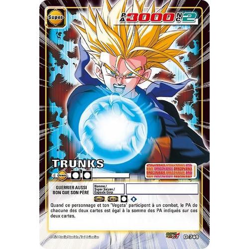 Trunks D-749 Dragon Ball Z Série 8 Vf