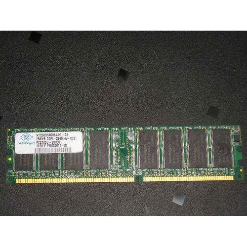 Nanya - Mémoire - 256 Mo - DIMM 184 broches - DDR - 266 MHz - PC2100 - CL2