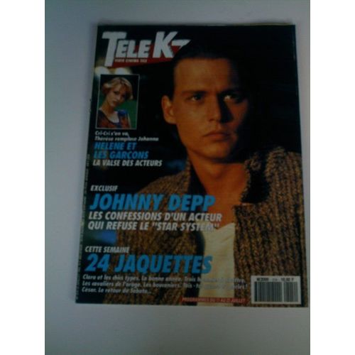 Télé K7  N° 514 : Johnny Depp Les Confessions D'un Acteur Qui Refus Le Star Système