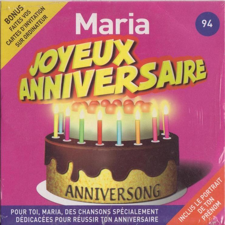 Maria Joyeux Anniversaire Anniversong Rakuten