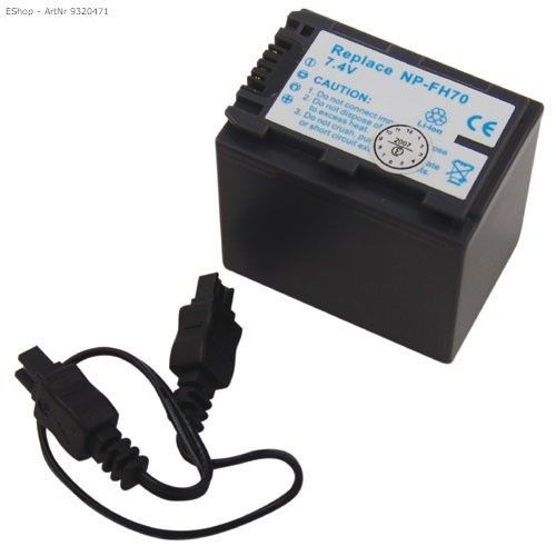 Batterie compatible Li-ion 7.4V pour caméscope  Sony DCR-SR80