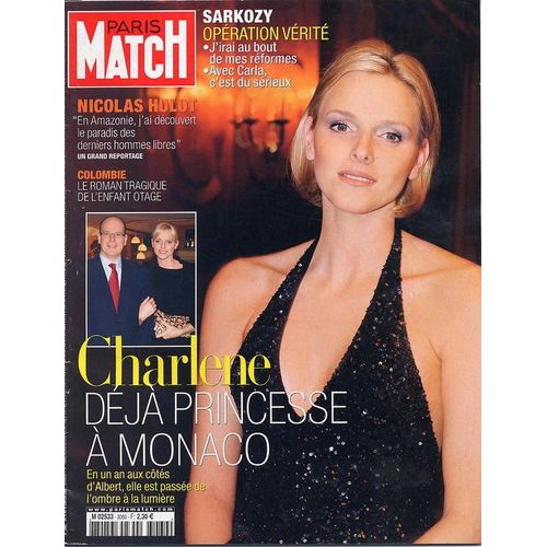 Paris Match Du 10 Janvier 2008  N° 3060 : Isabelle Mergault - Michele Laroque (3p) Julia Roberts (6p)