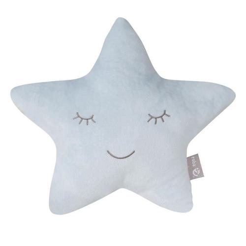 Roba Coussin Étoilé En Peluche "Roba Style" Pour Enfant - Bleu Clair