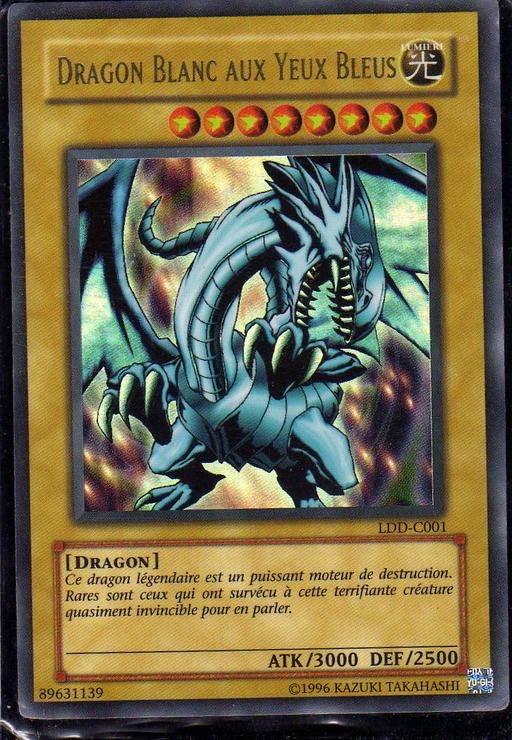 Yu Gi Oh! - dragon blanc aux yeux bleus en francais LDD-C001 carte