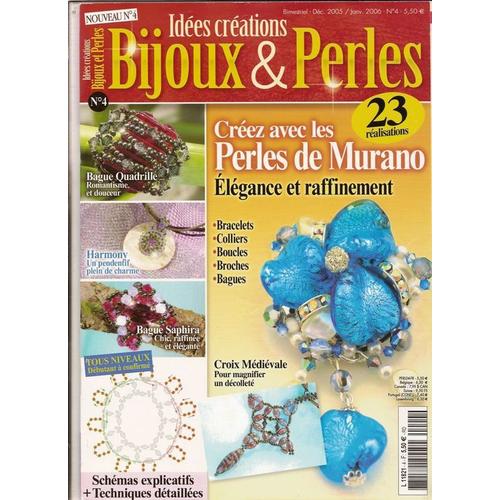 Bijoux Et Perles Idées Créations  N° 4 : Les Perles De  Murano, Elegance Et Raffinement