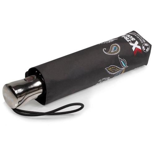 Isotoner Parapluie X-Tra Solide Ouverture/Fermeture Automatique Paon Frise Femme