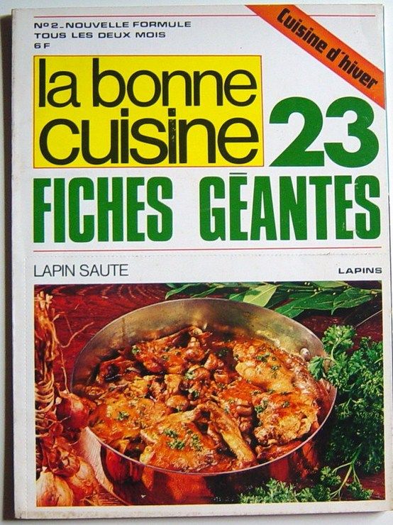 la bonne cuisine : 23 fiches géantes N° 2 : cuisine d'hiver