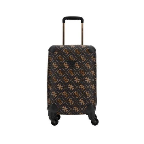 Valise rigide cabine Guess Ref 62044 BNL Marron 32*46*22 cm